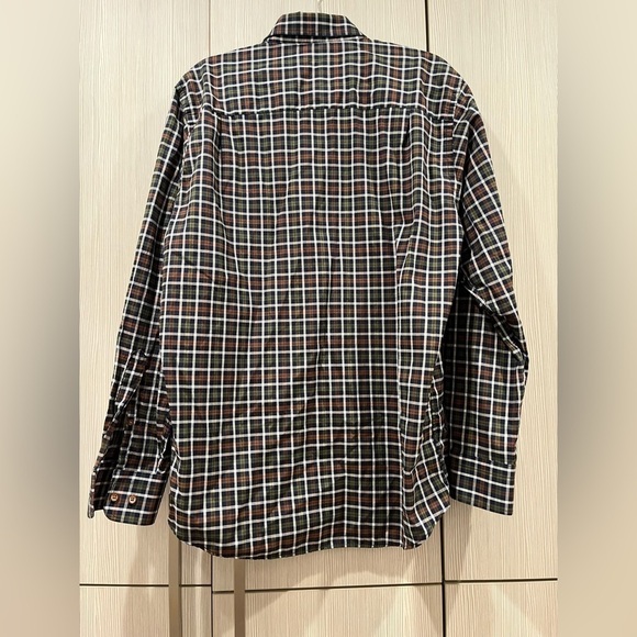 Taylor‎ Dry Goods | Modal Cotton Plaid Dress Shirt | Blue Multi | Men’s Large - Picture 6 of 13